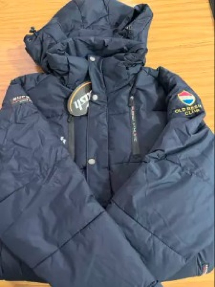 Campera Parka Fuerza Azul Marino